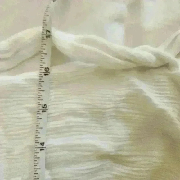 L'AGENCE White Crepe Maxi Dress Side Slit Button Up Sash cream Cardigan duster - Picture 10 of 12